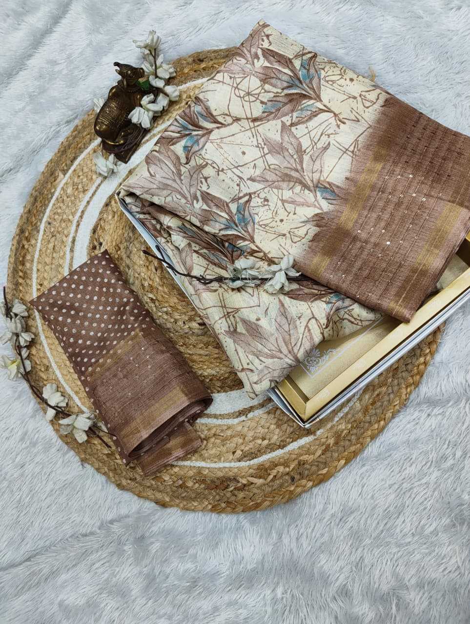 Soft Dola Sequence Saree