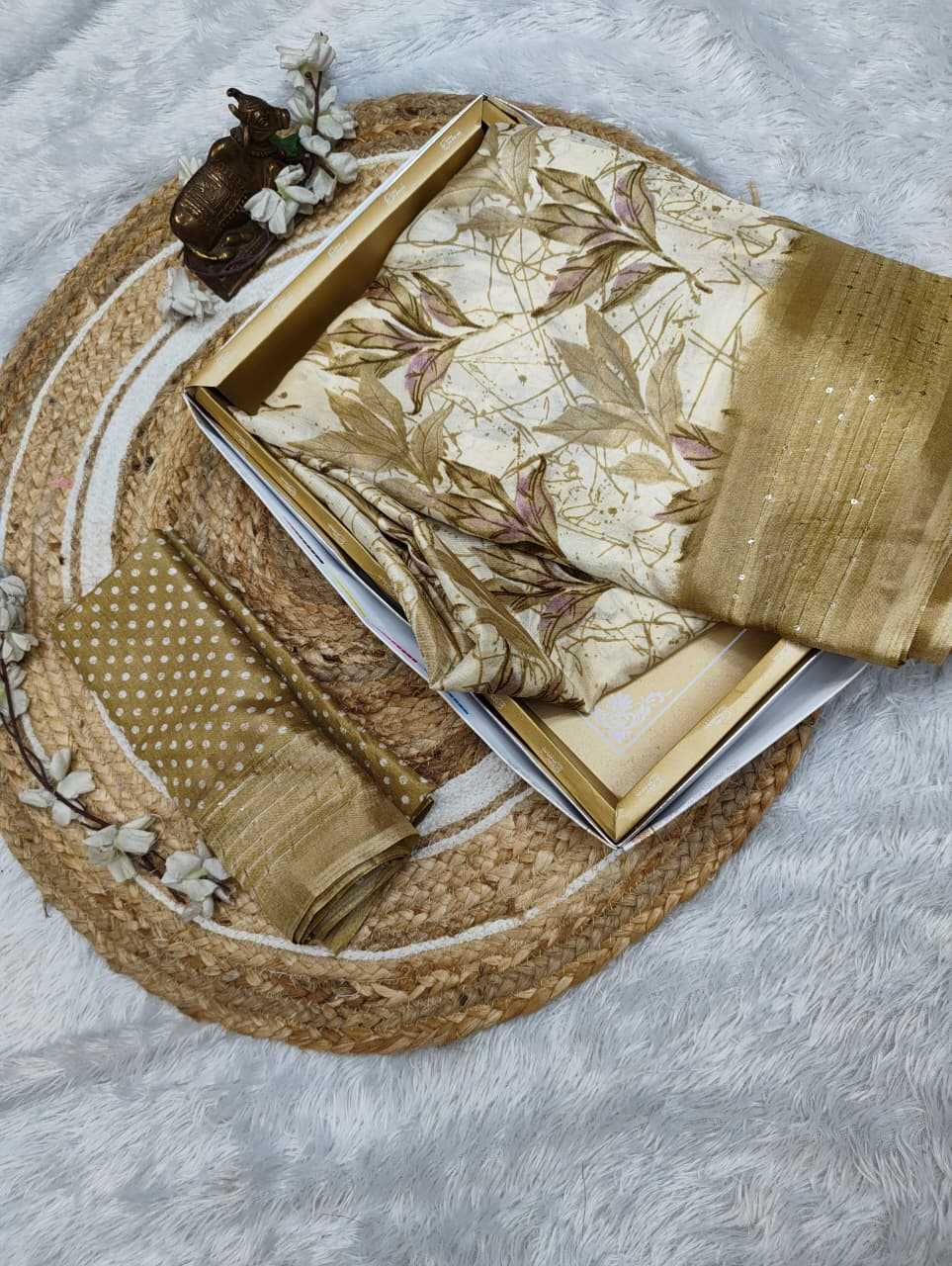 Soft Dola Sequence Saree