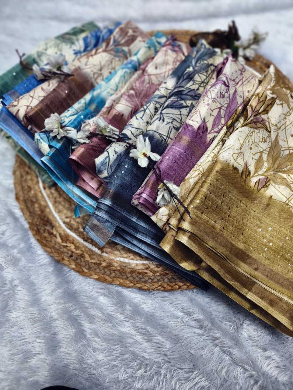 Soft Dola Sequence Saree