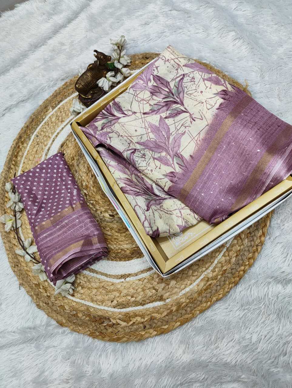 Soft Dola Sequence Saree