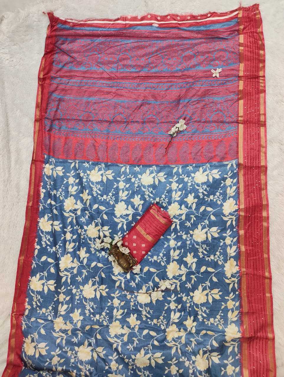 Soft Dola Sequence Saree