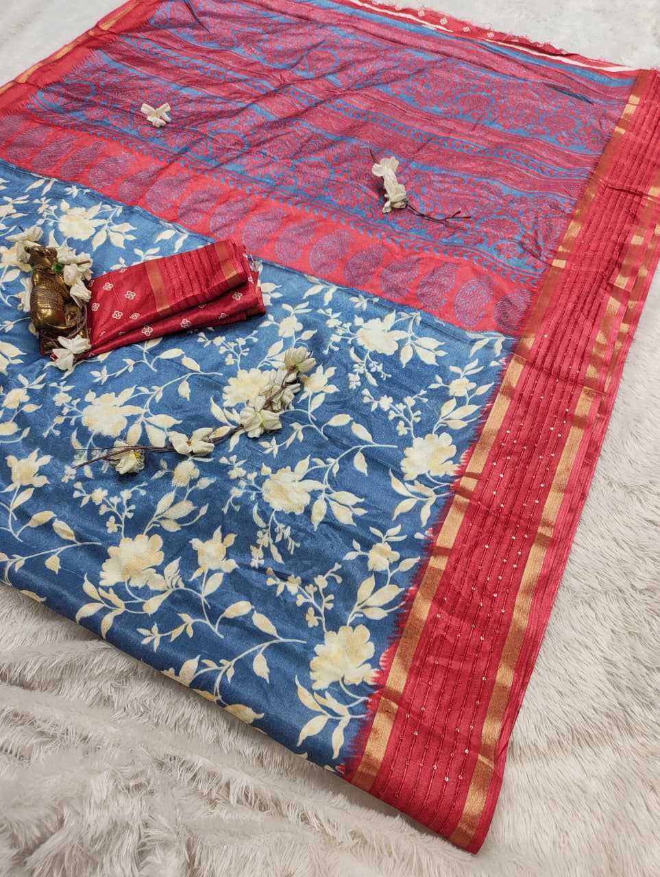 Soft Dola Sequence Saree