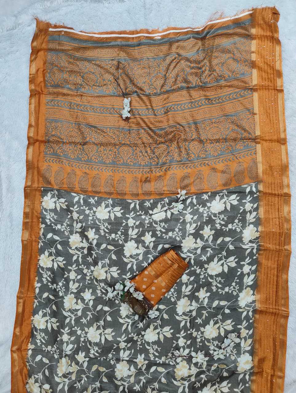 Soft Dola Sequence Saree