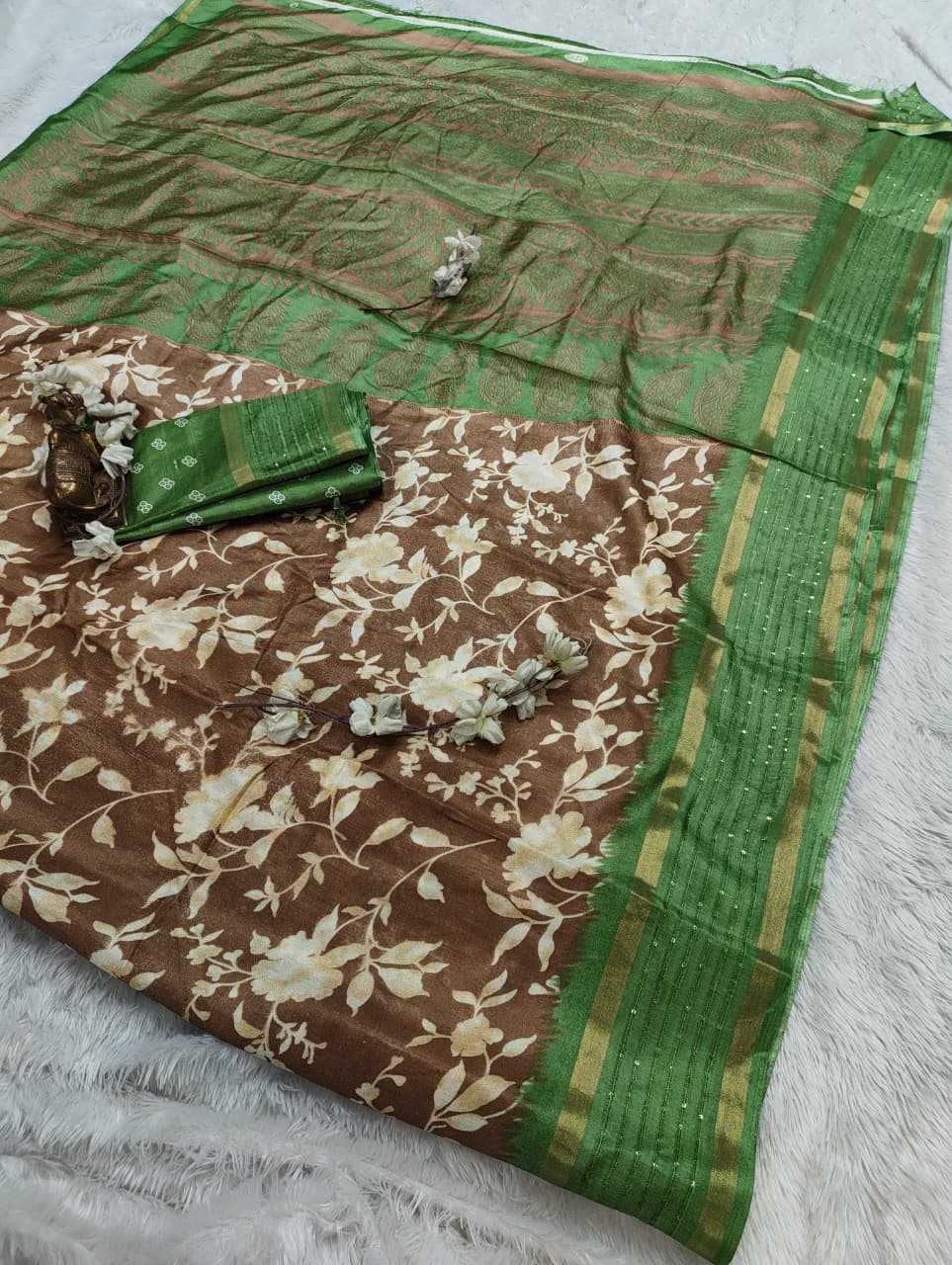 Soft Dola Sequence Saree