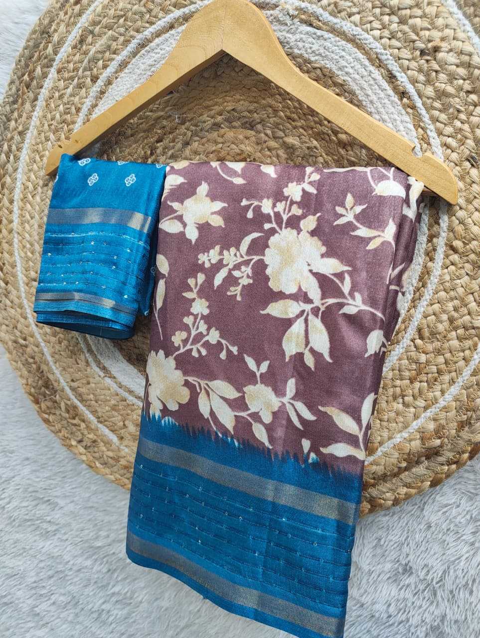 Soft Dola Sequence Saree