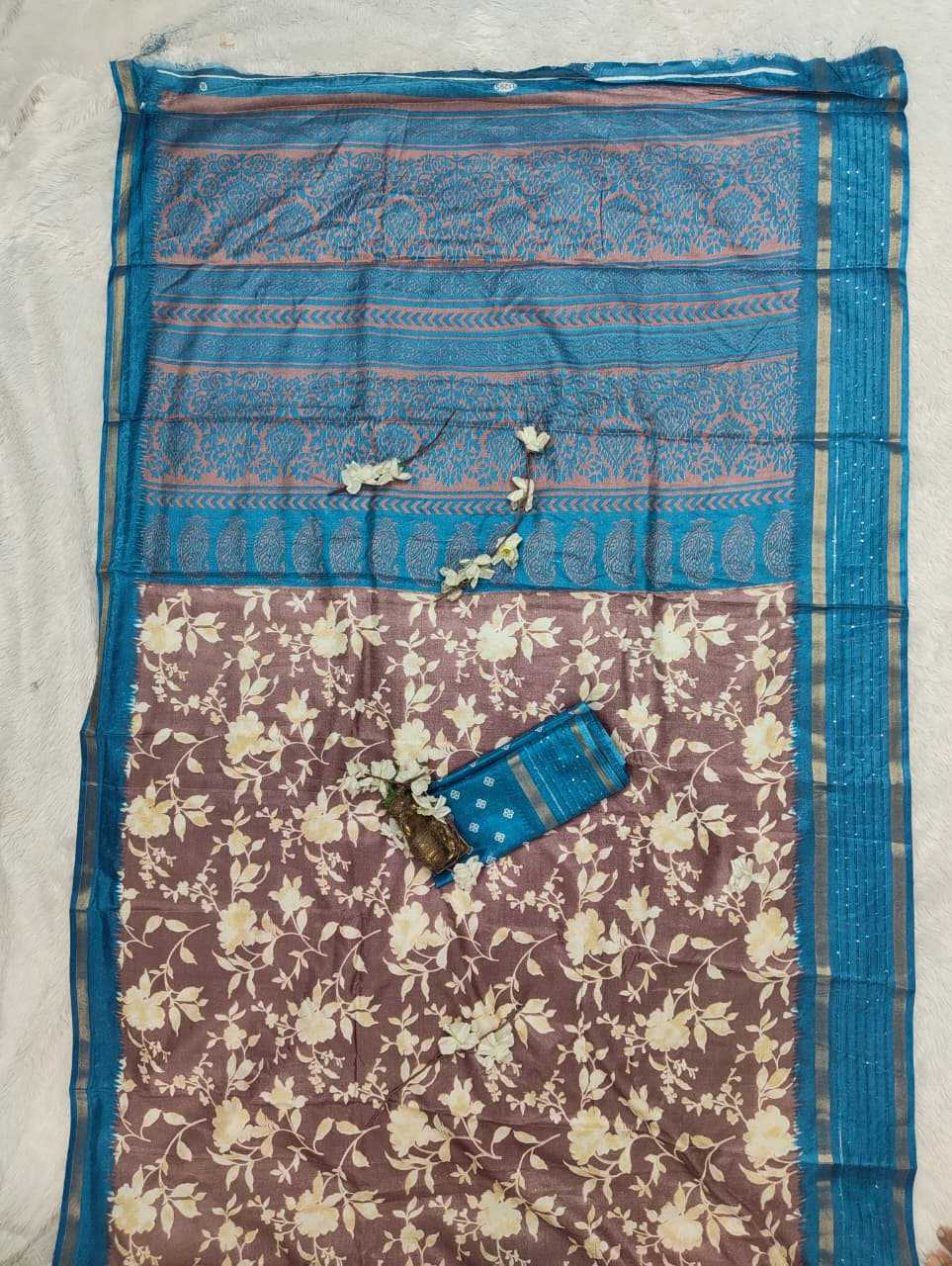 Soft Dola Sequence Saree