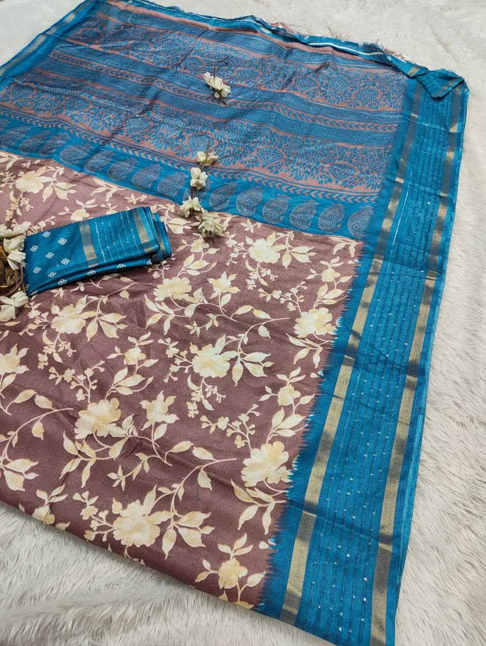 Soft Dola Sequence Saree