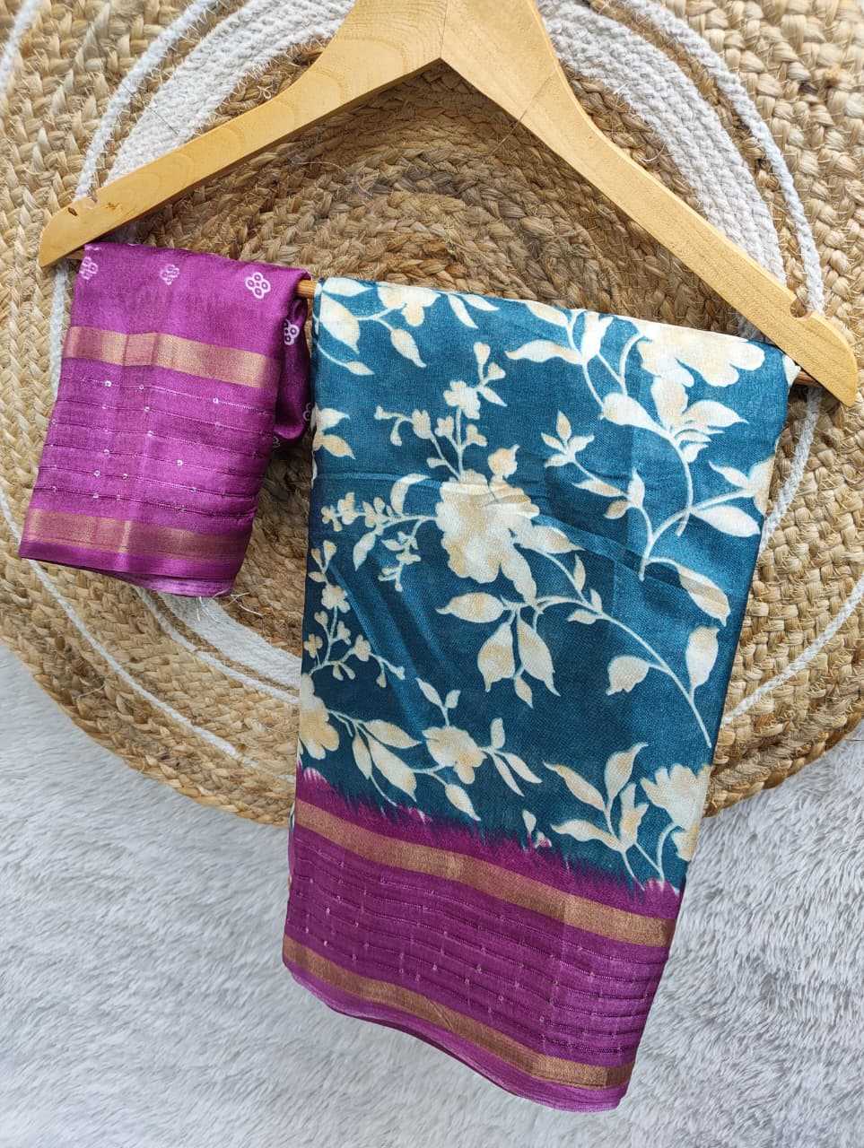 Soft Dola Sequence Saree