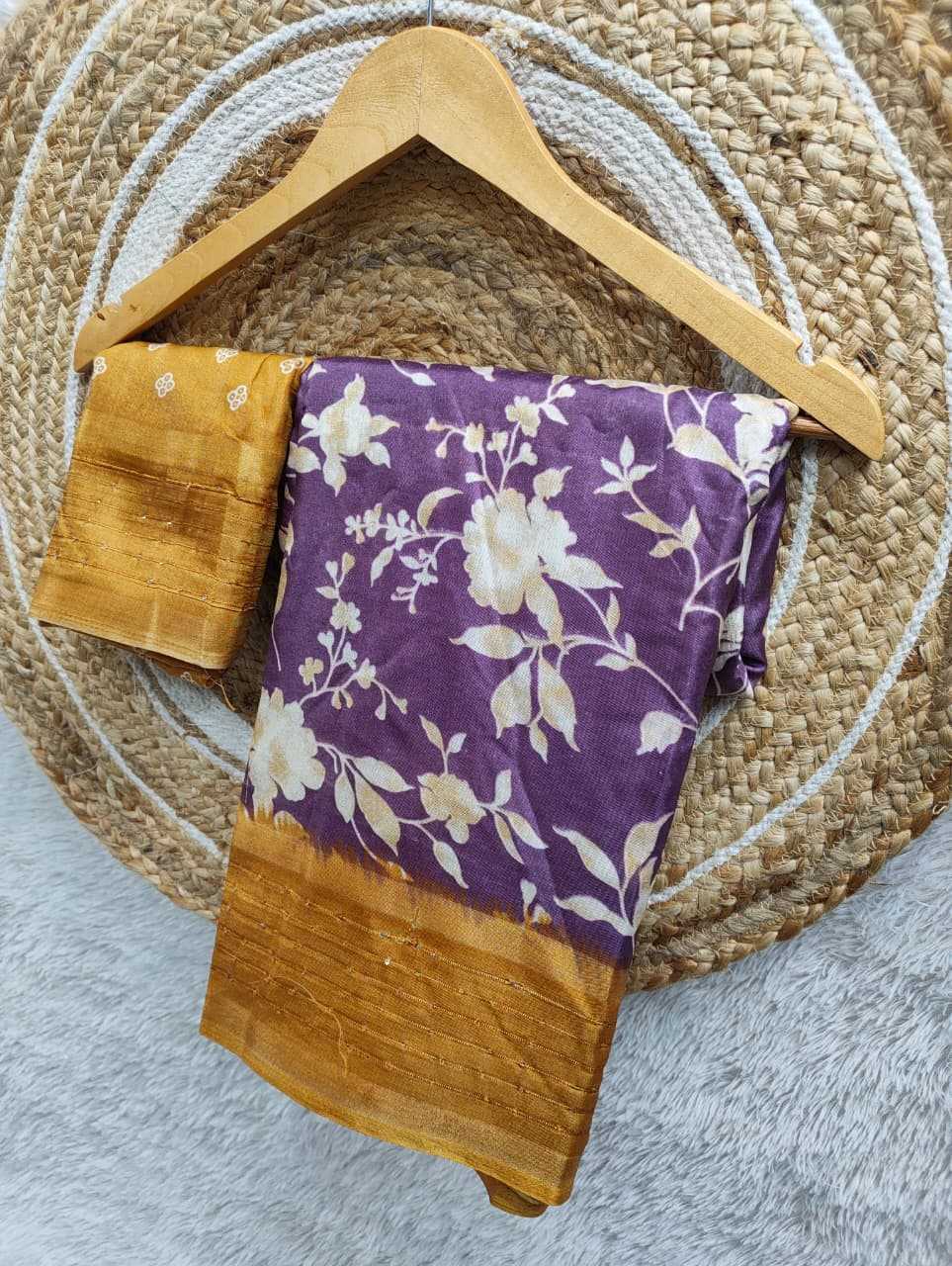 Soft Dola Sequence Saree