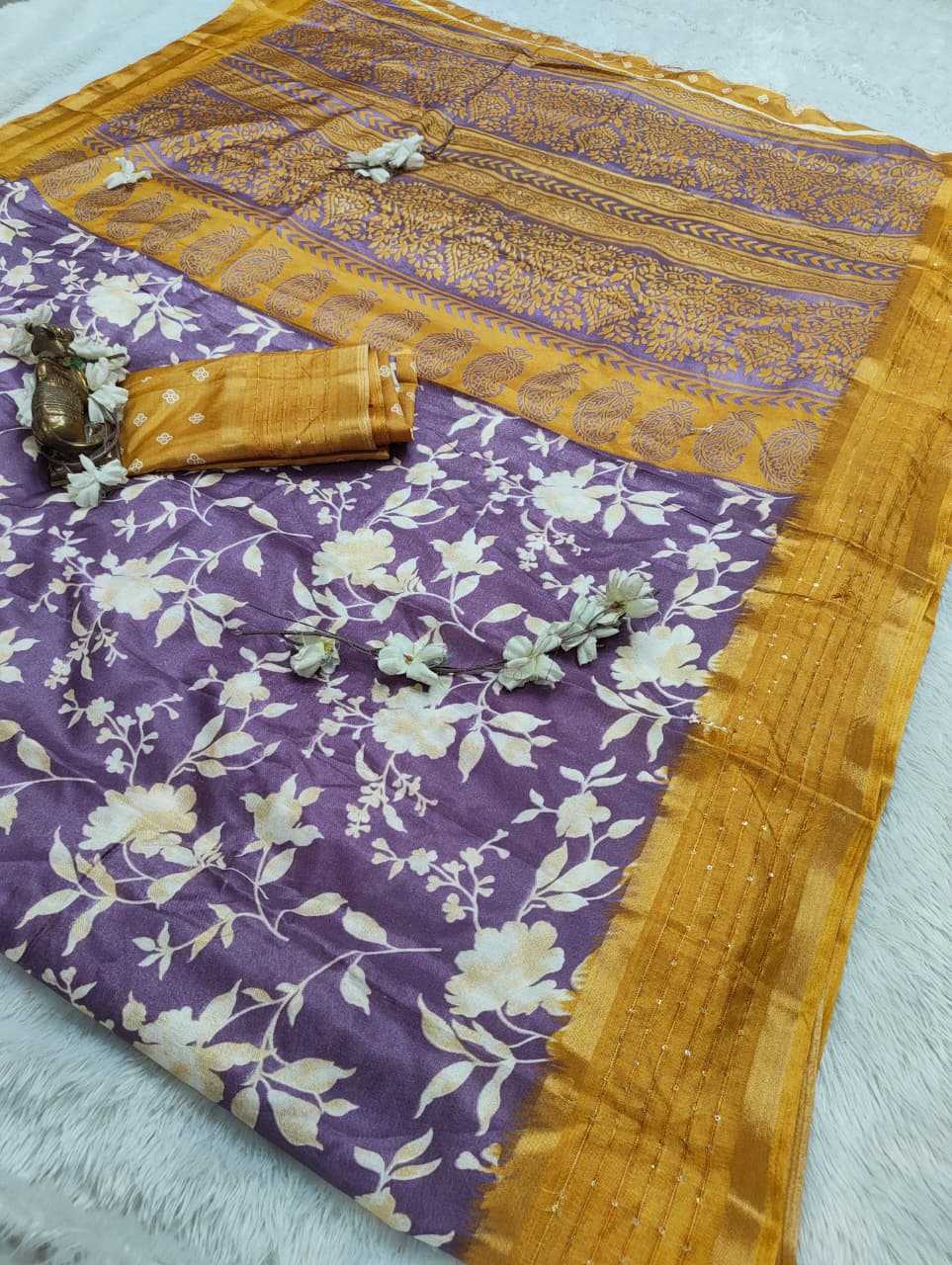 Soft Dola Sequence Saree