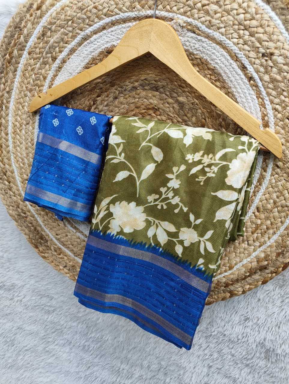 Soft Dola Sequence Saree