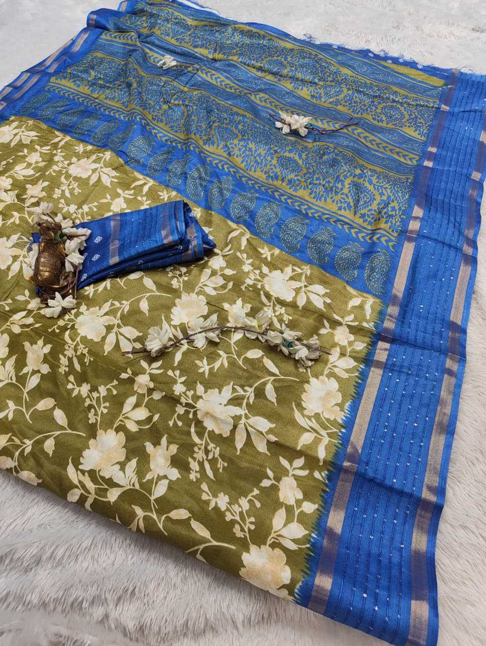 Soft Dola Sequence Saree