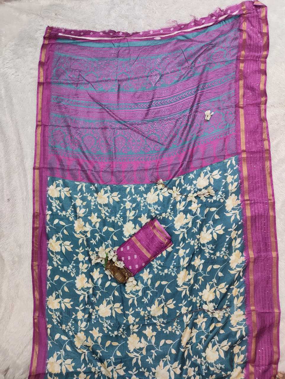 Soft Dola Sequence Saree