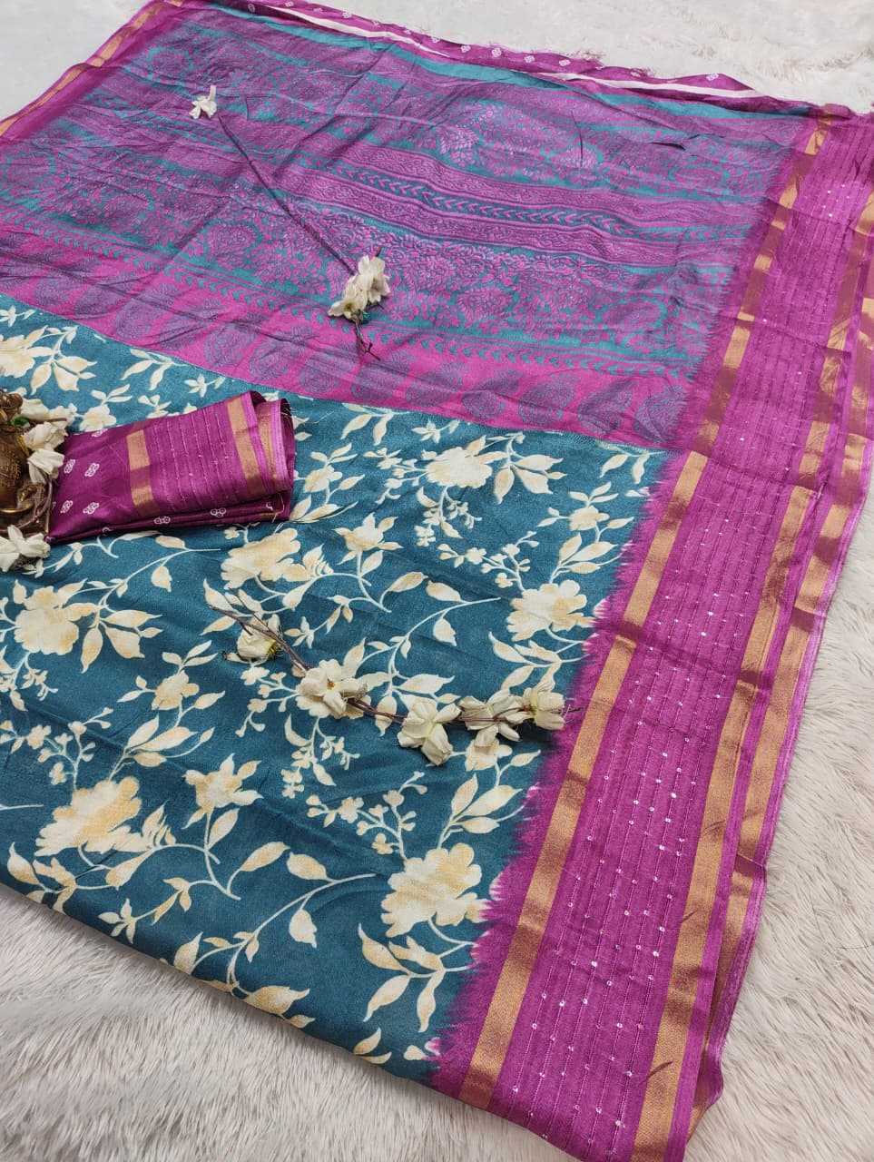 Soft Dola Sequence Saree