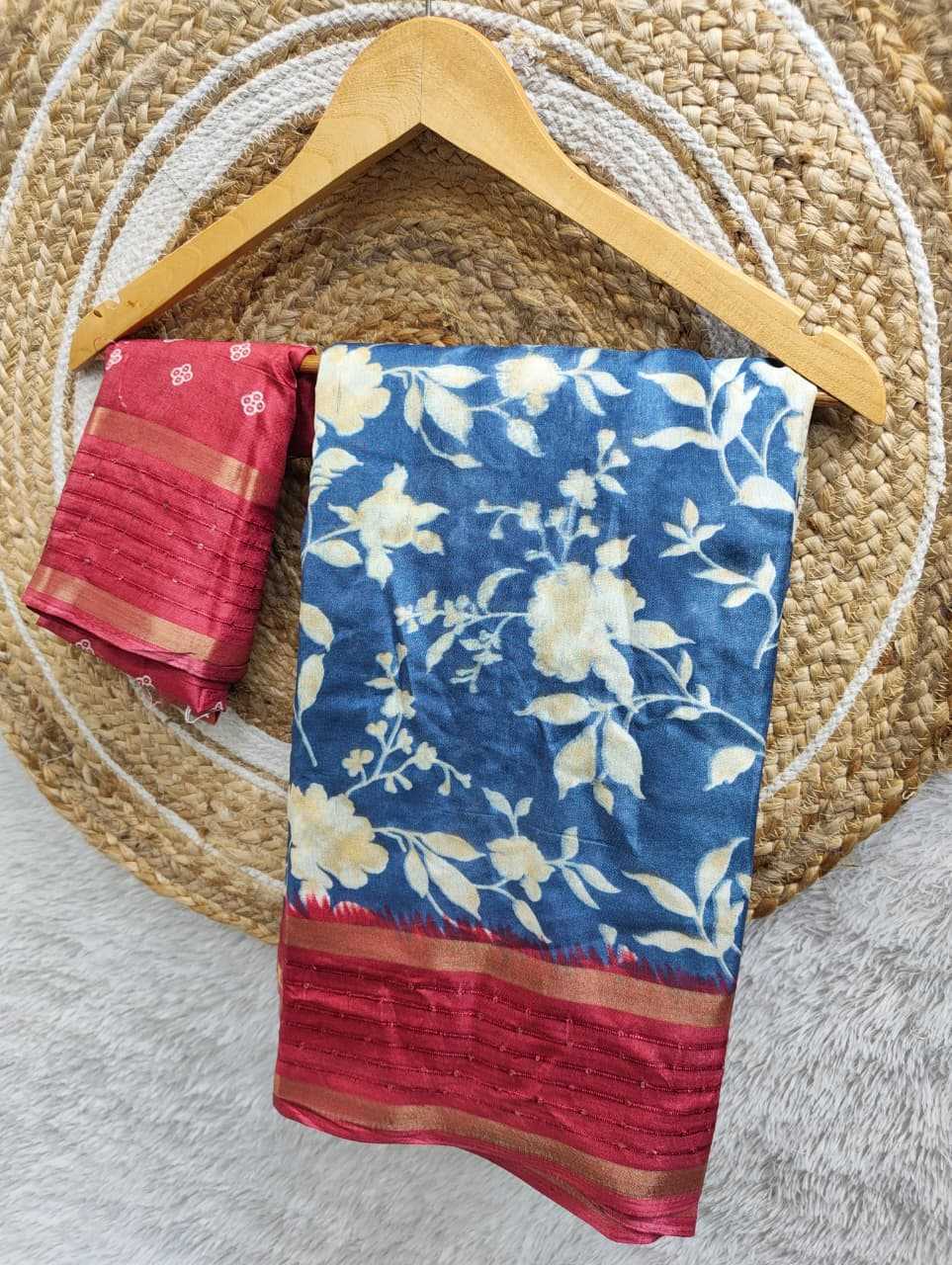 Soft Dola Sequence Saree