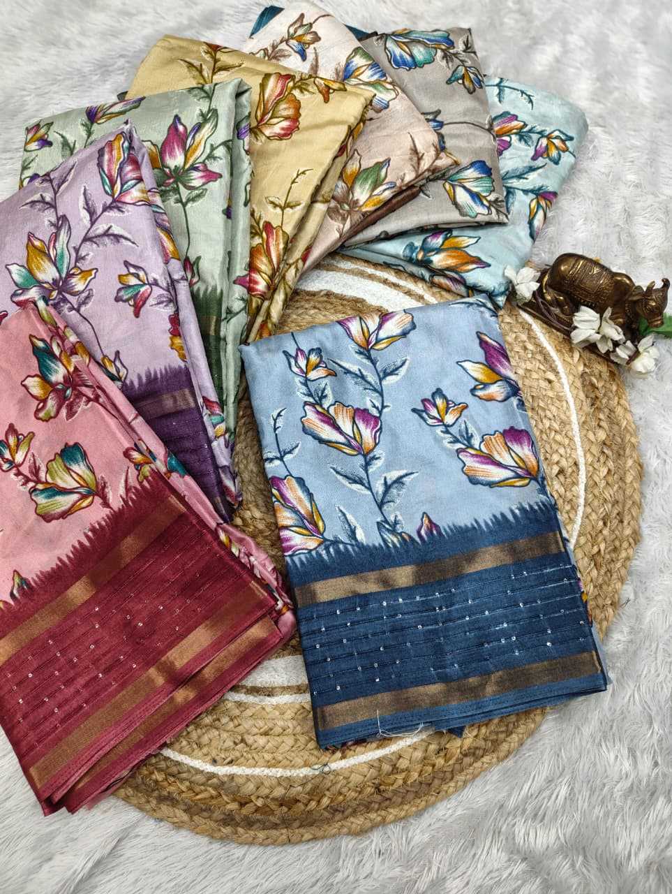 Soft Dola Sequence Saree