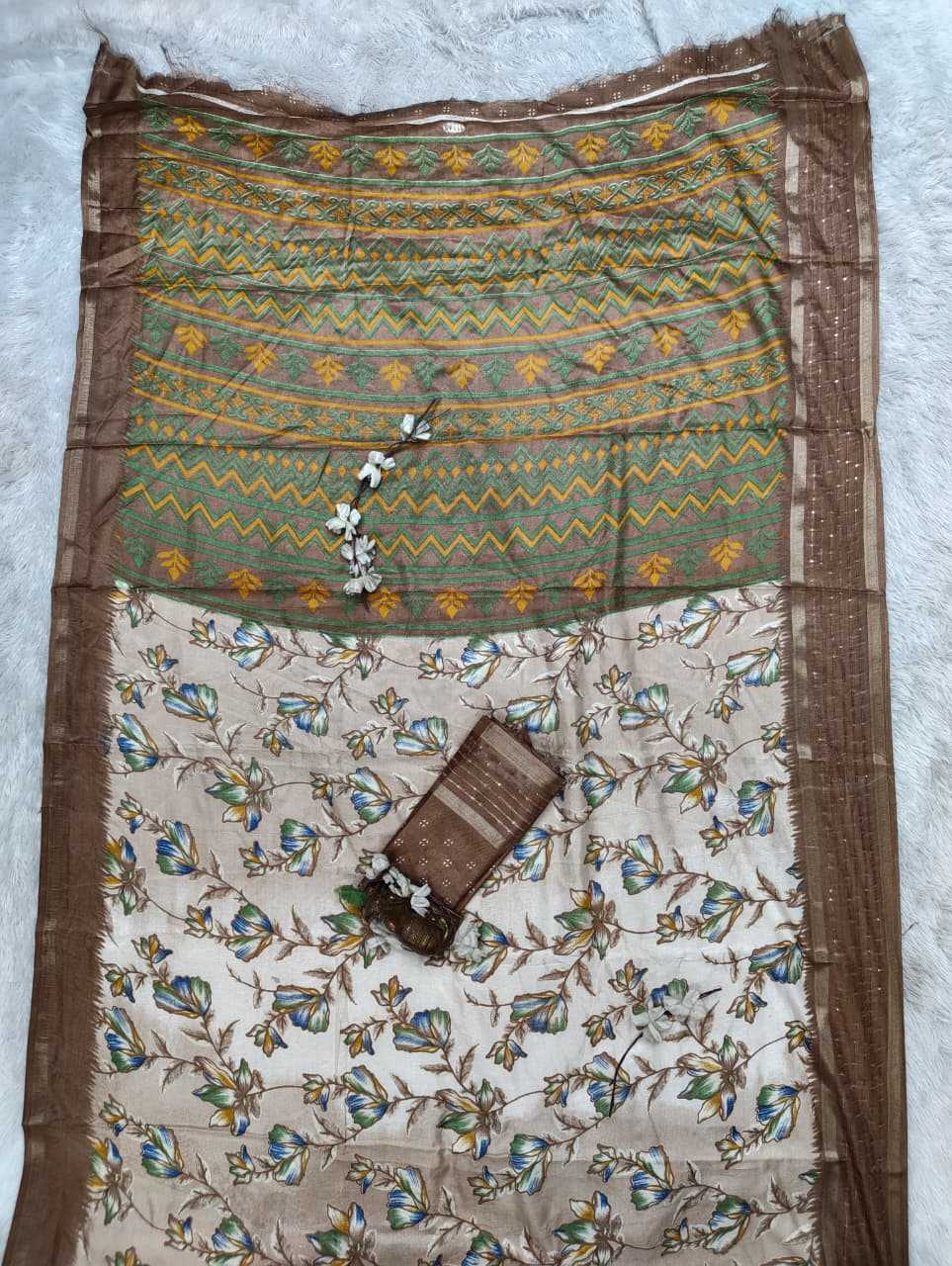 Soft Dola Sequence Saree