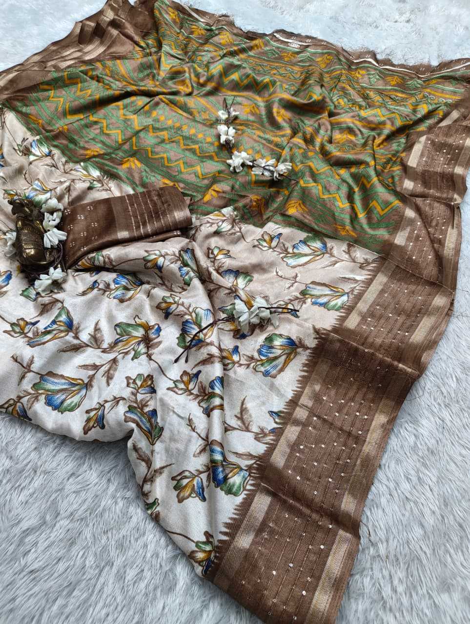 Soft Dola Sequence Saree