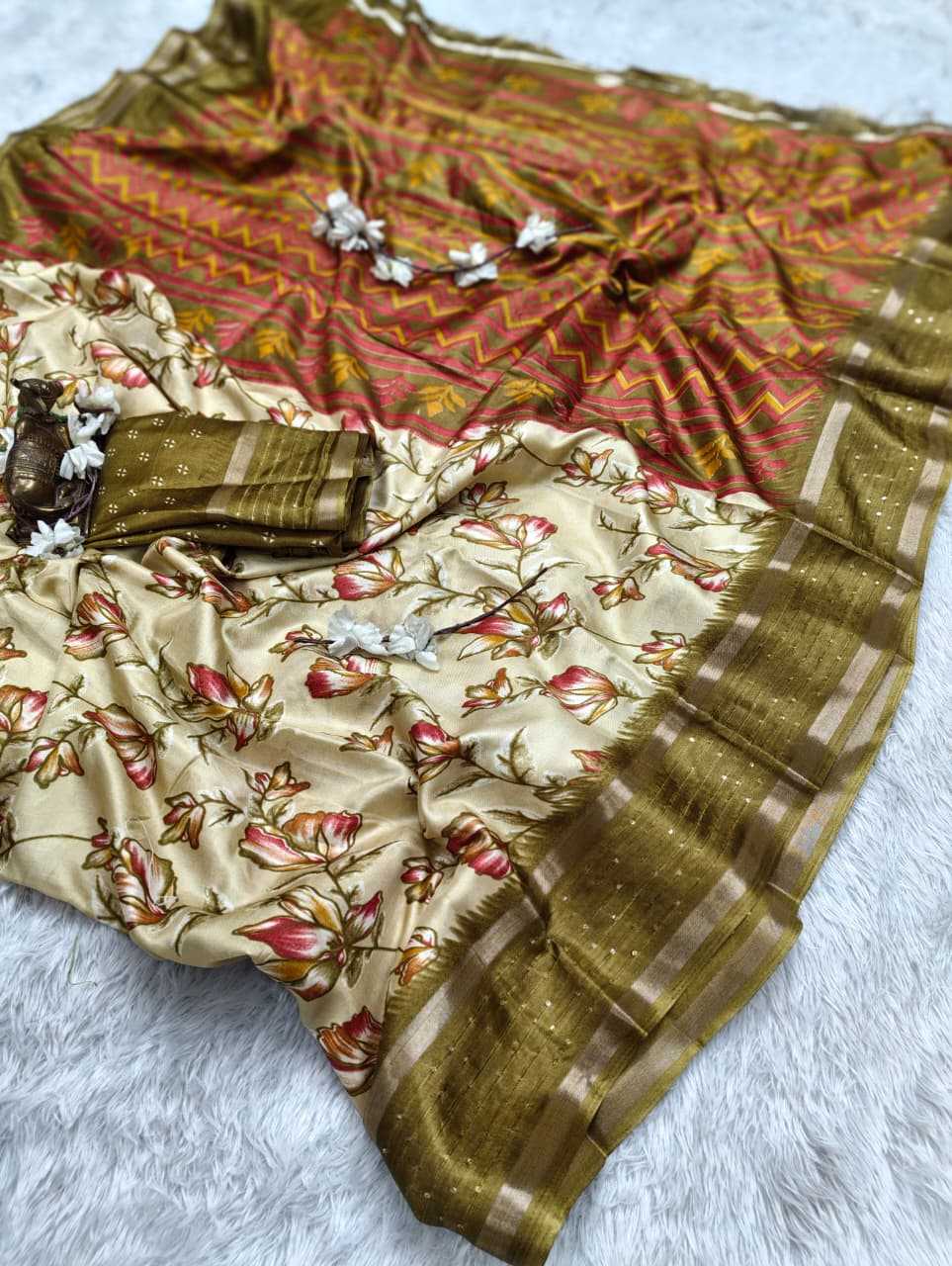 Soft Dola Sequence Saree