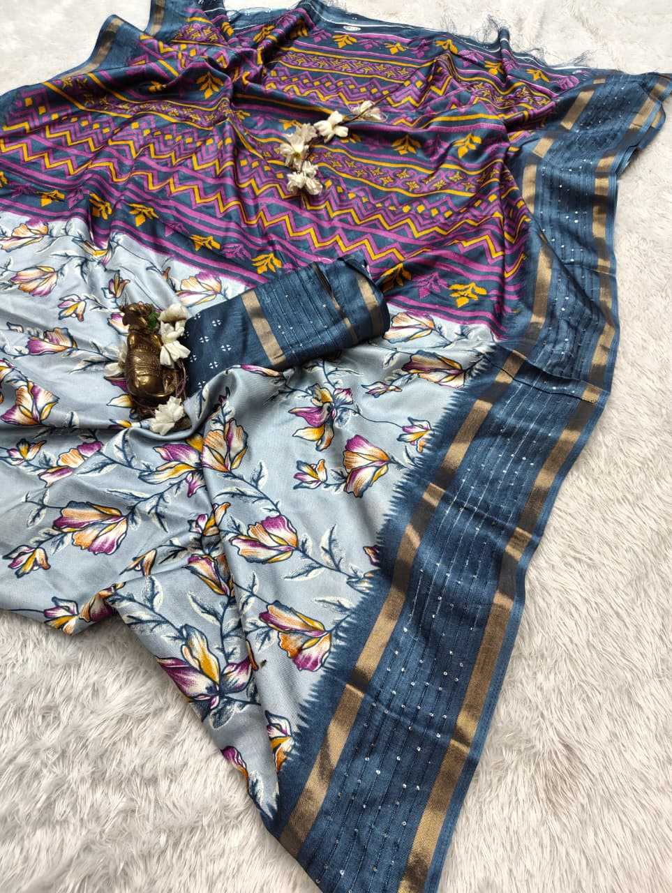 Soft Dola Sequence Saree