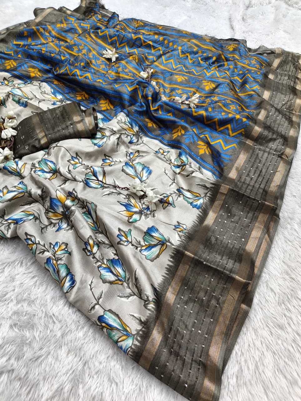 Soft Dola Sequence Saree