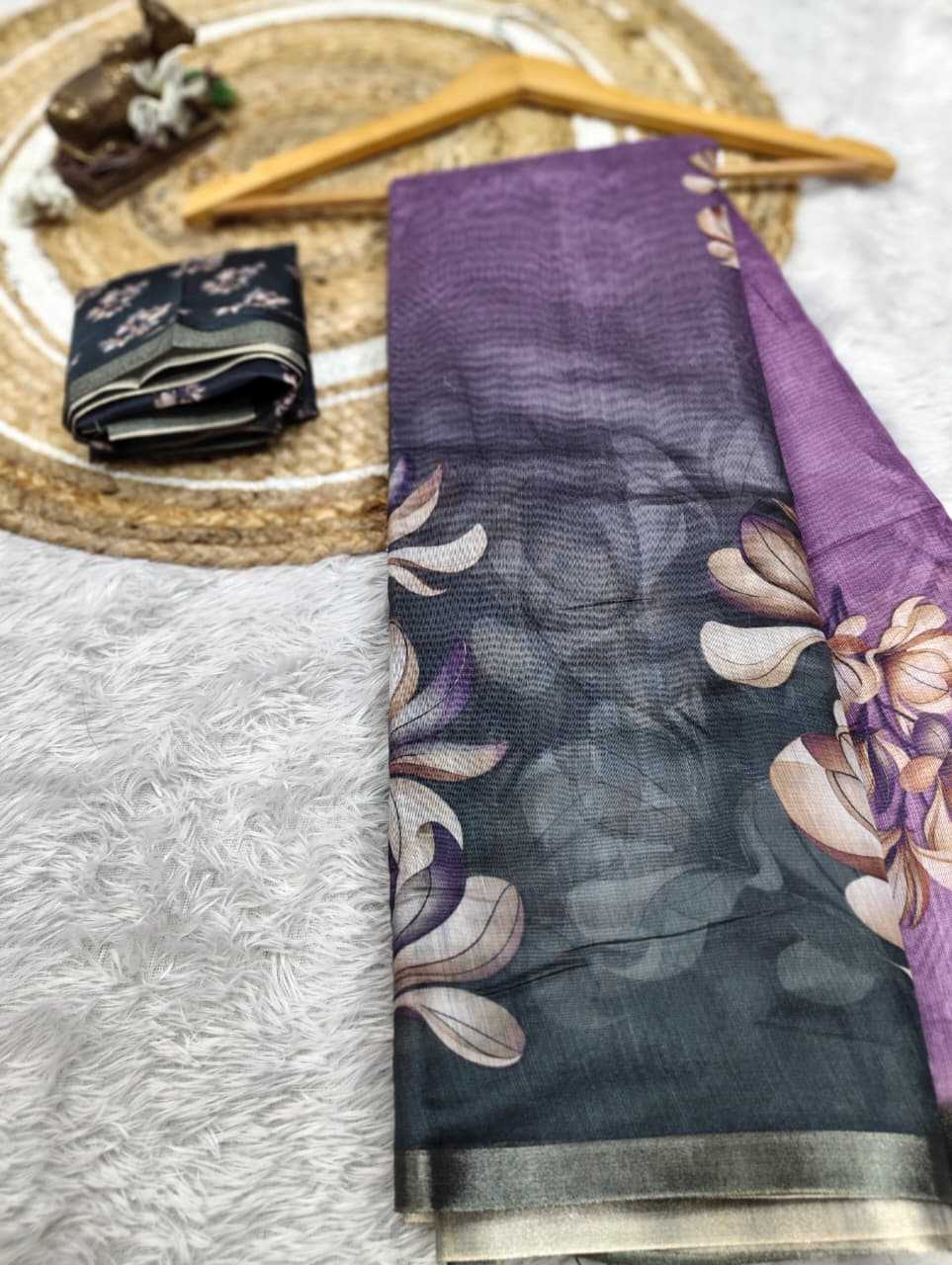 Chanderi Soft Printed Saree