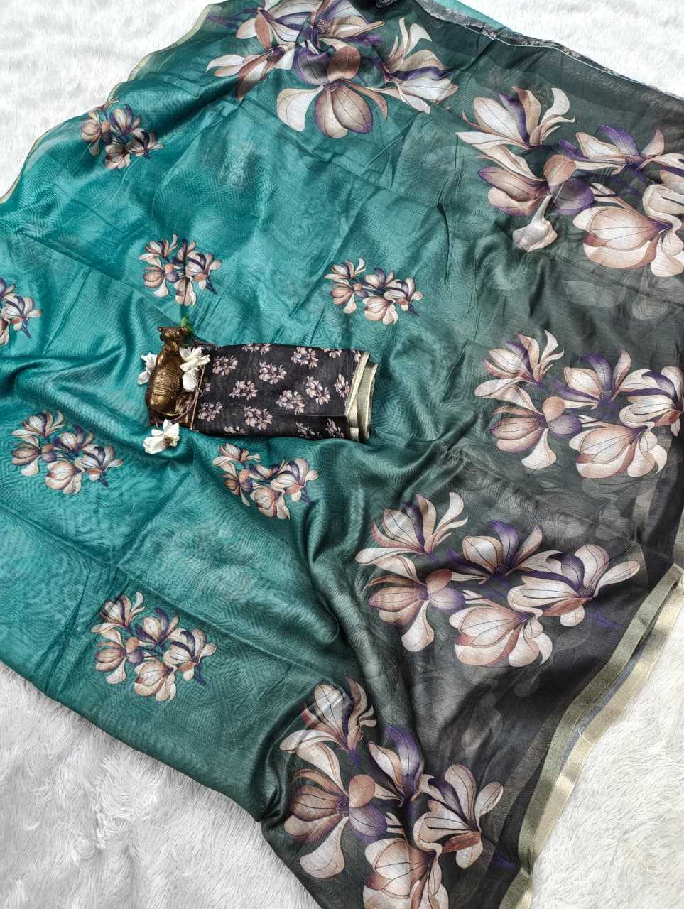 Chanderi Soft Printed Saree