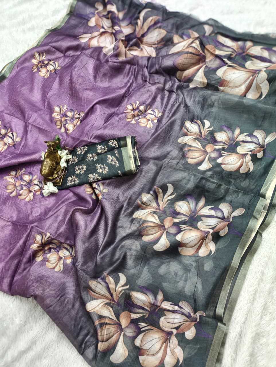 Chanderi Soft Printed Saree