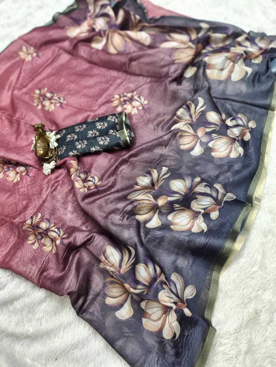 Chanderi Soft Printed Saree