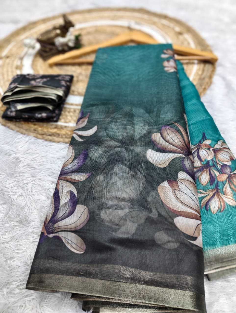 Chanderi Soft Printed Saree