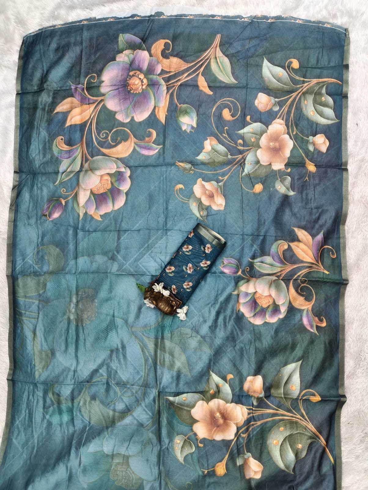 Chanderi Soft Printed Saree