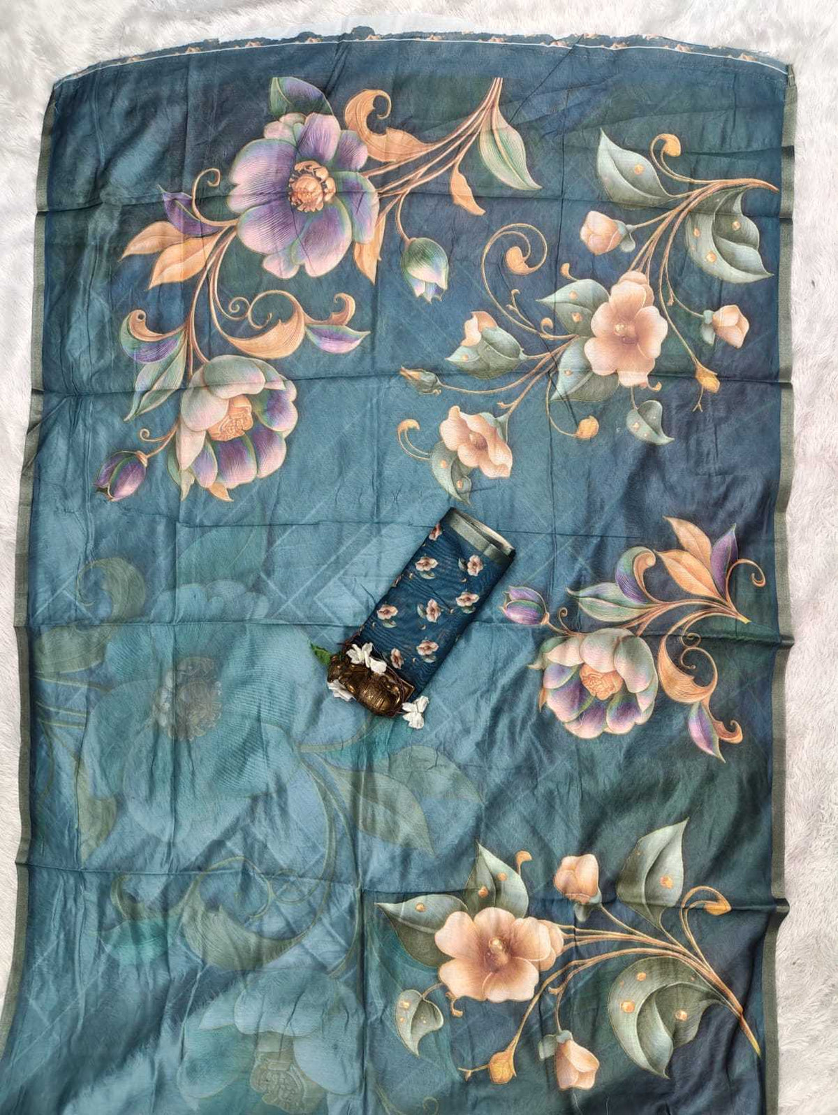 Chanderi Soft Printed Saree