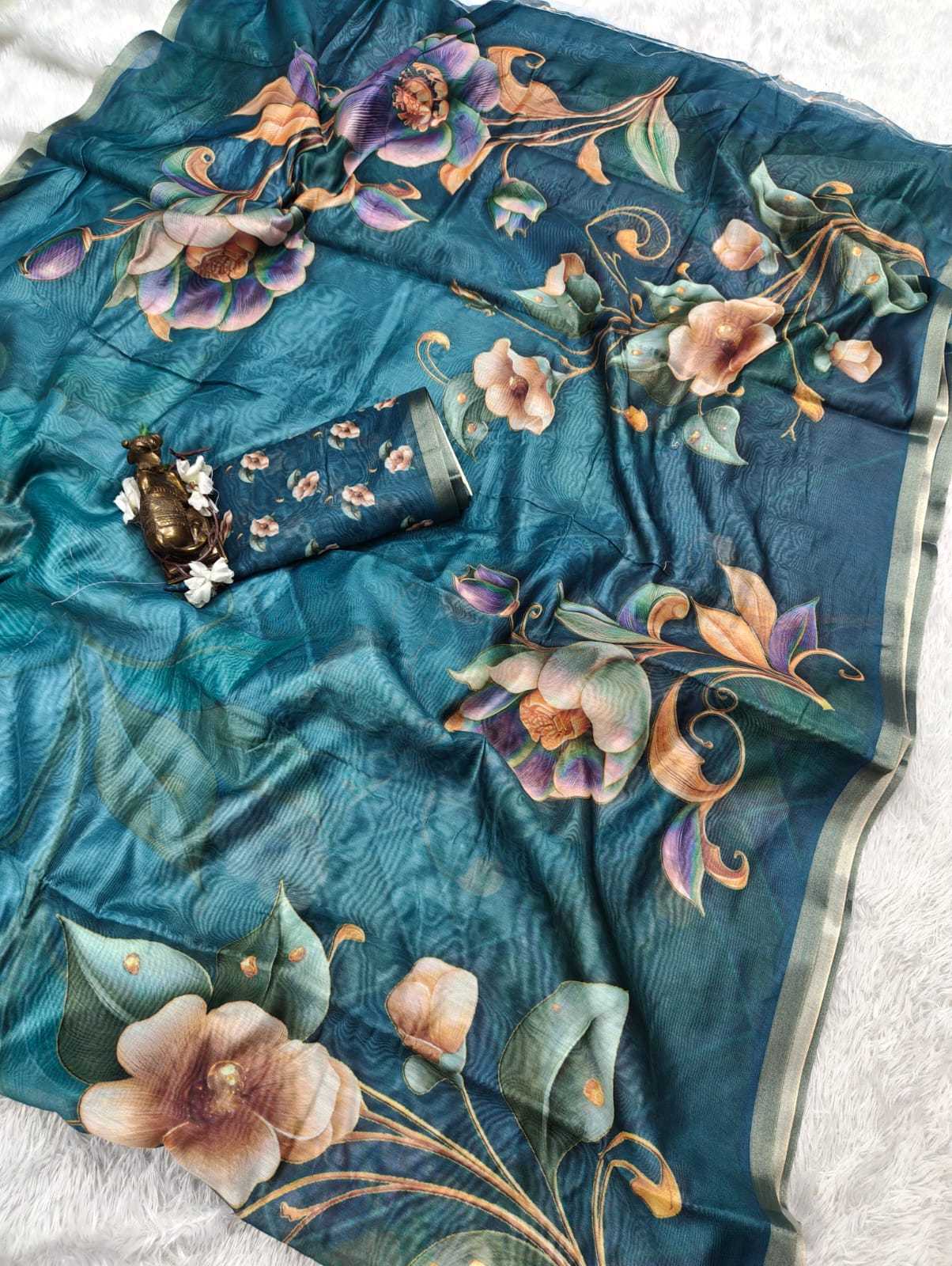 Chanderi Soft Printed Saree