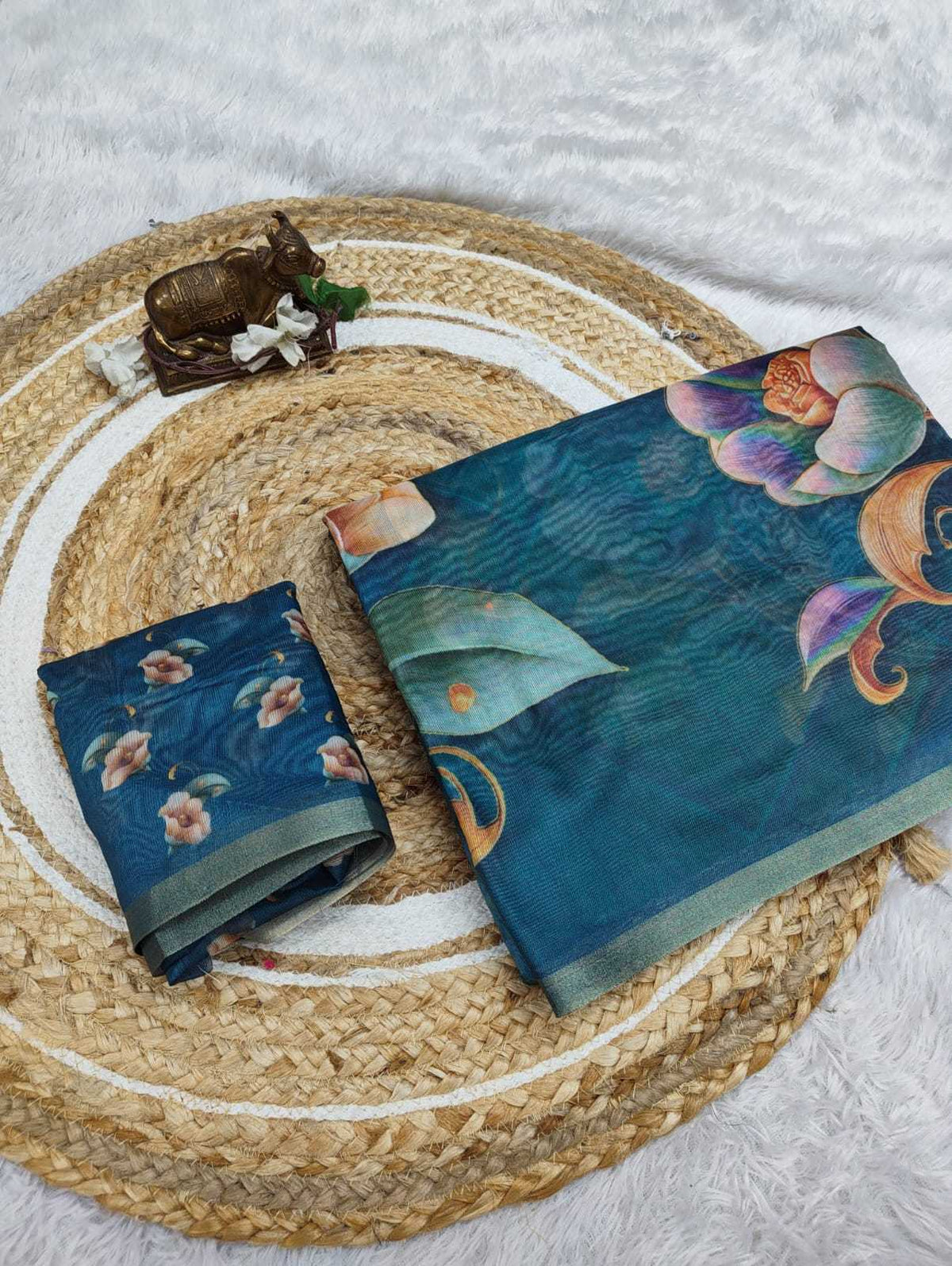 Chanderi Soft Printed Saree