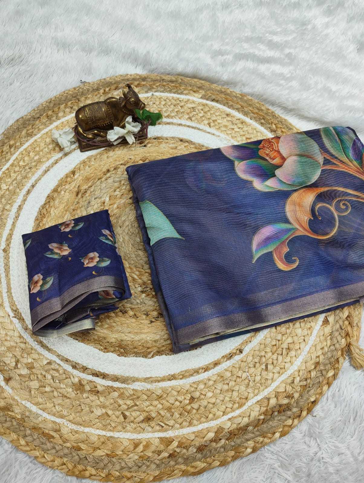 Chanderi Soft Printed Saree