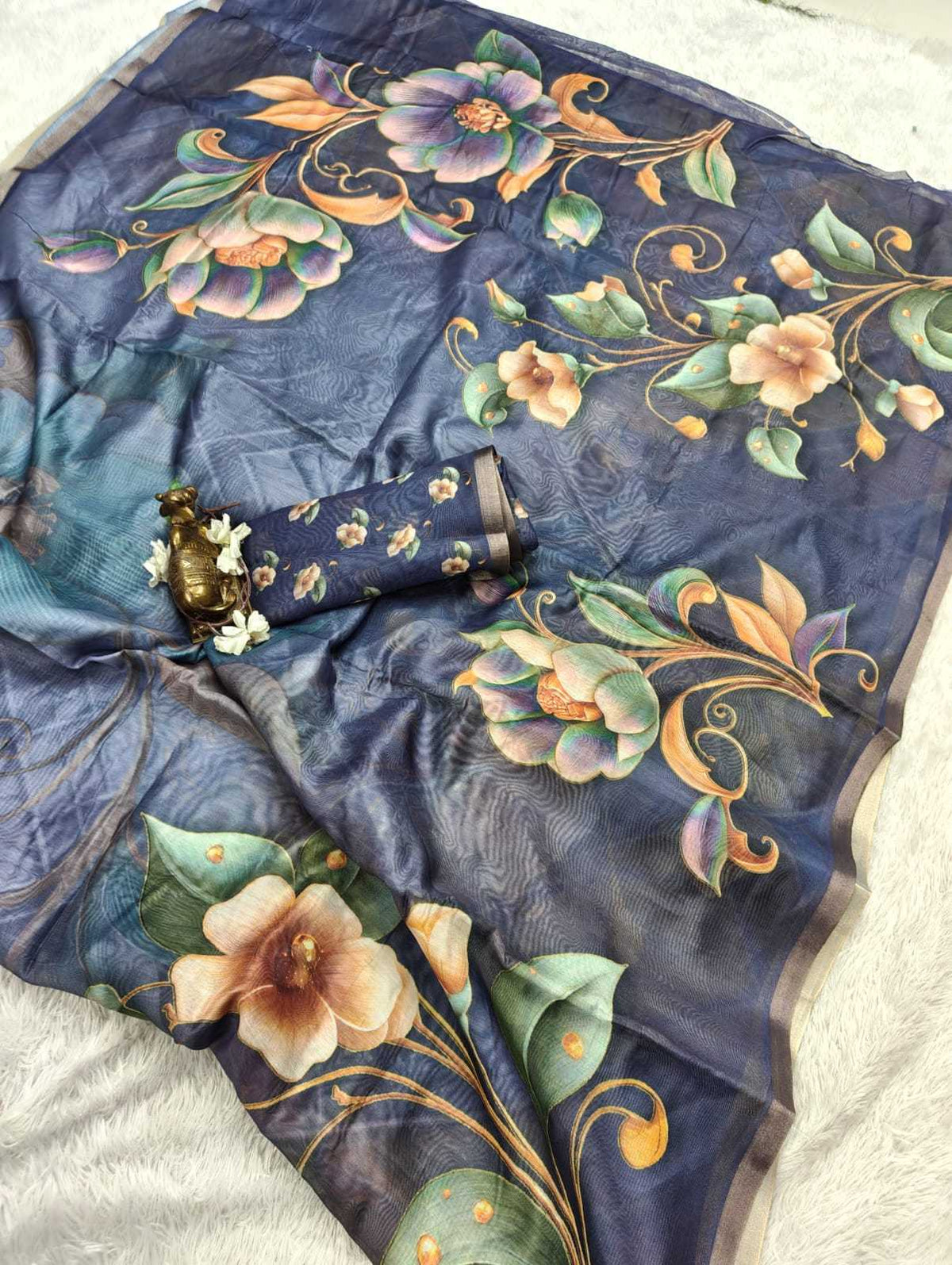 Chanderi Soft Printed Saree