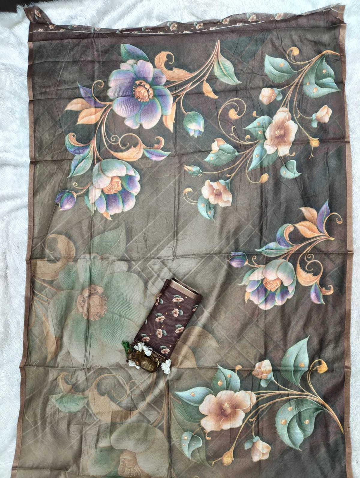 Chanderi Soft Printed Saree