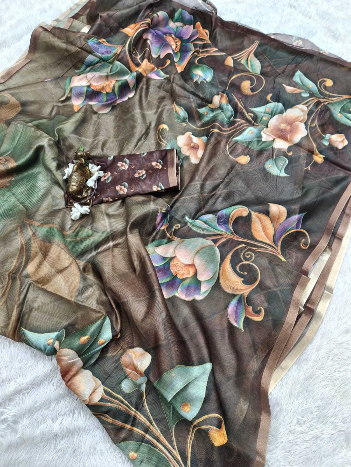 Chanderi Soft Printed Saree