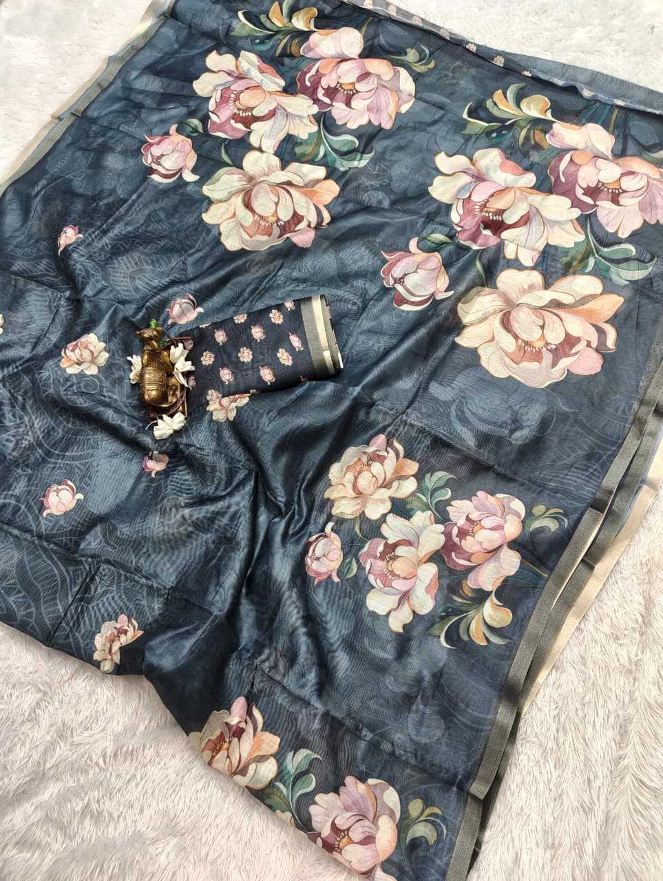 Chanderi Soft Printed Saree
