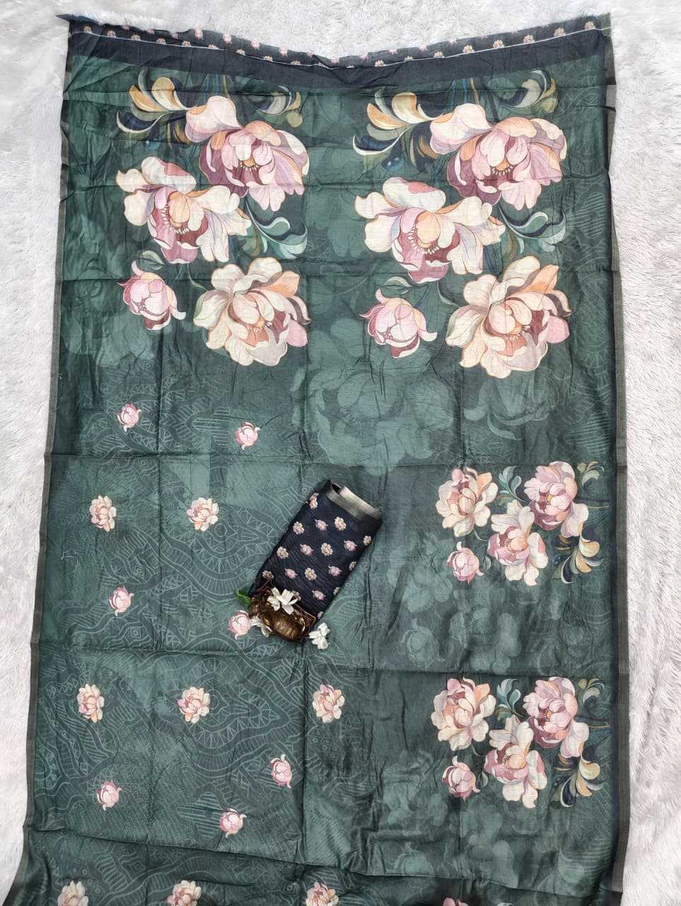 Chanderi Soft Printed Saree
