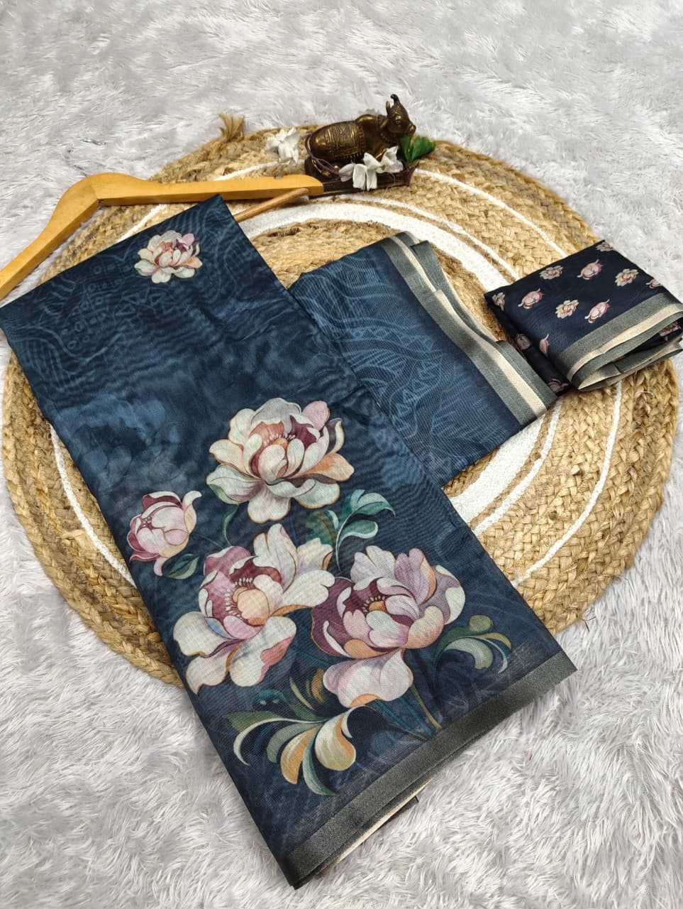 Chanderi Soft Printed Saree