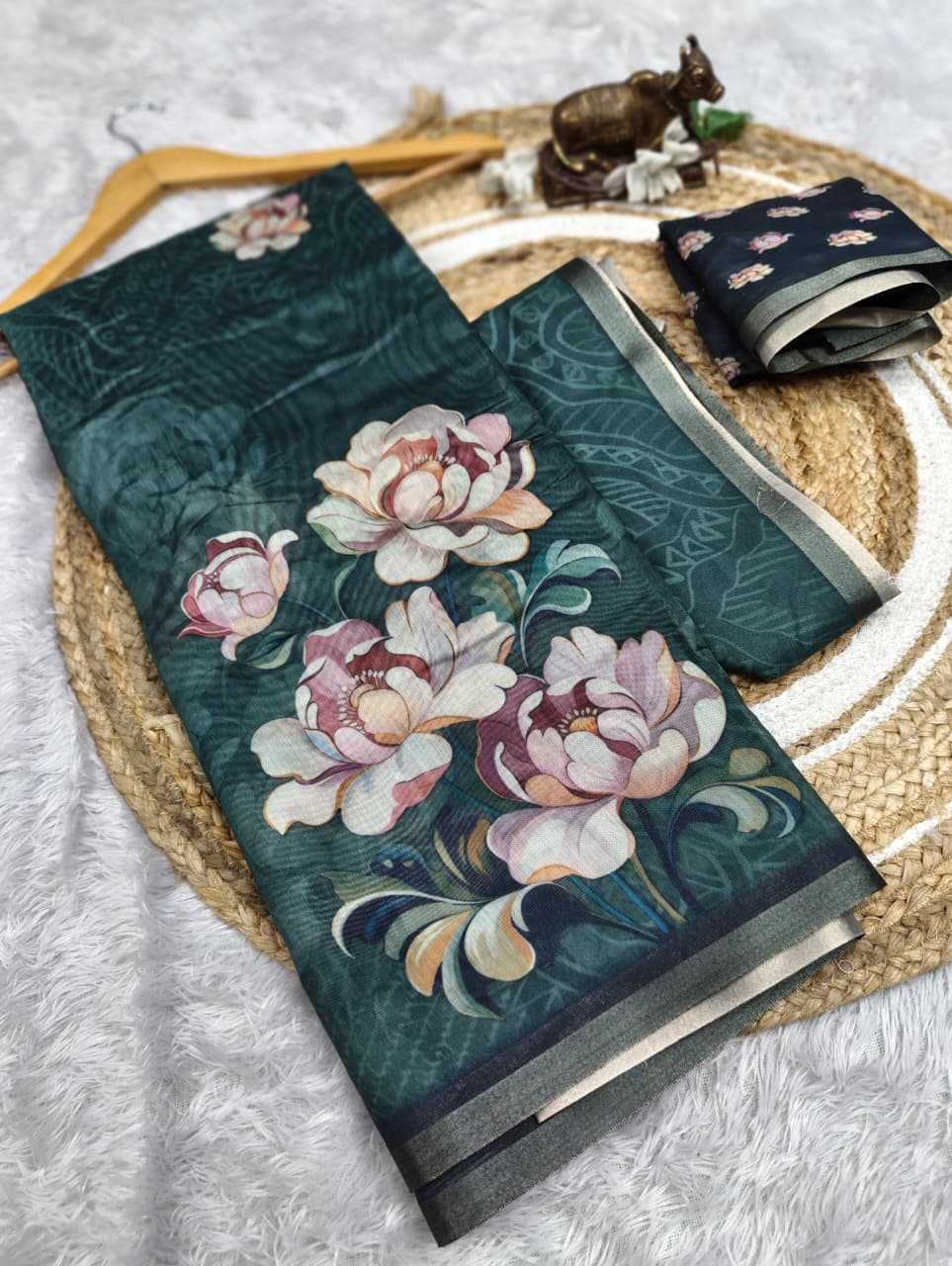Chanderi Soft Printed Saree