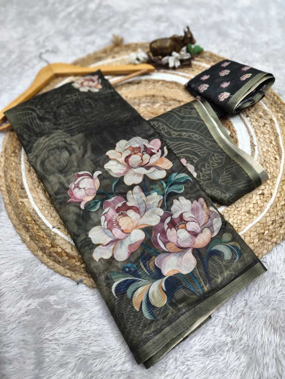 Chanderi Soft Printed Saree