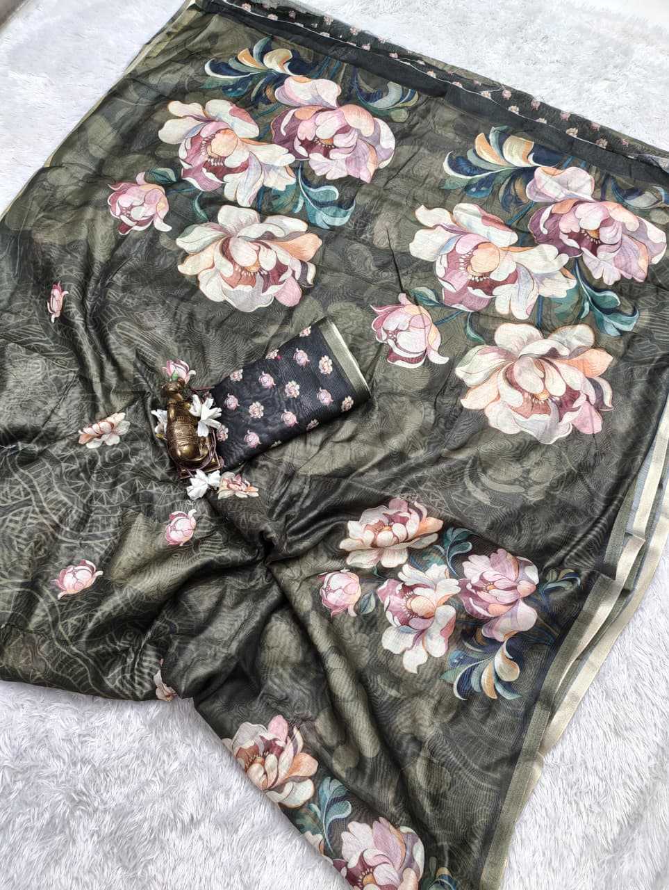 Chanderi Soft Printed Saree