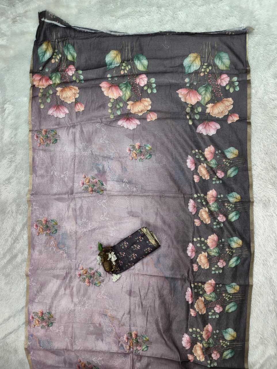 Chanderi Soft Printed Saree
