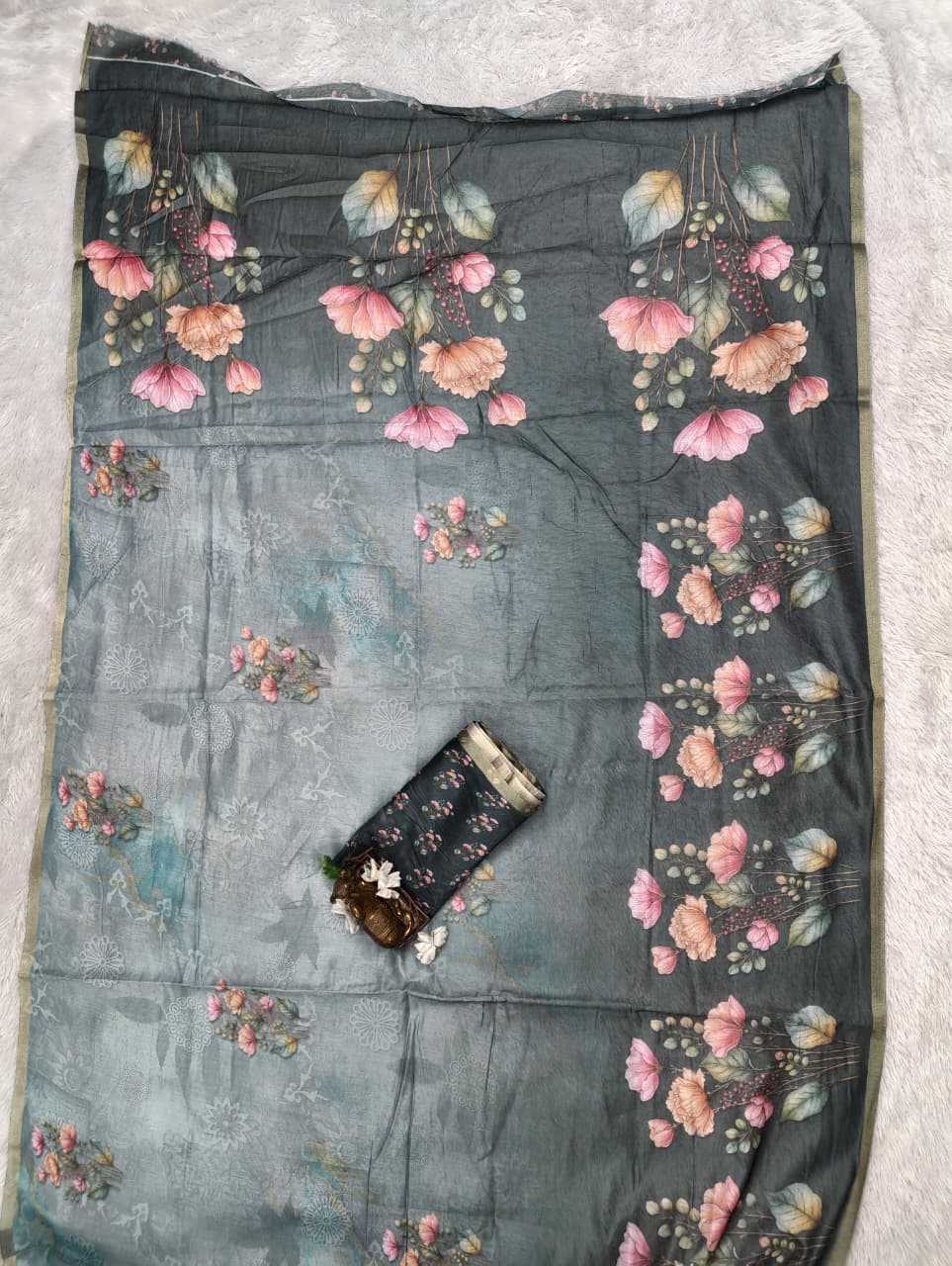 Chanderi Soft Printed Saree
