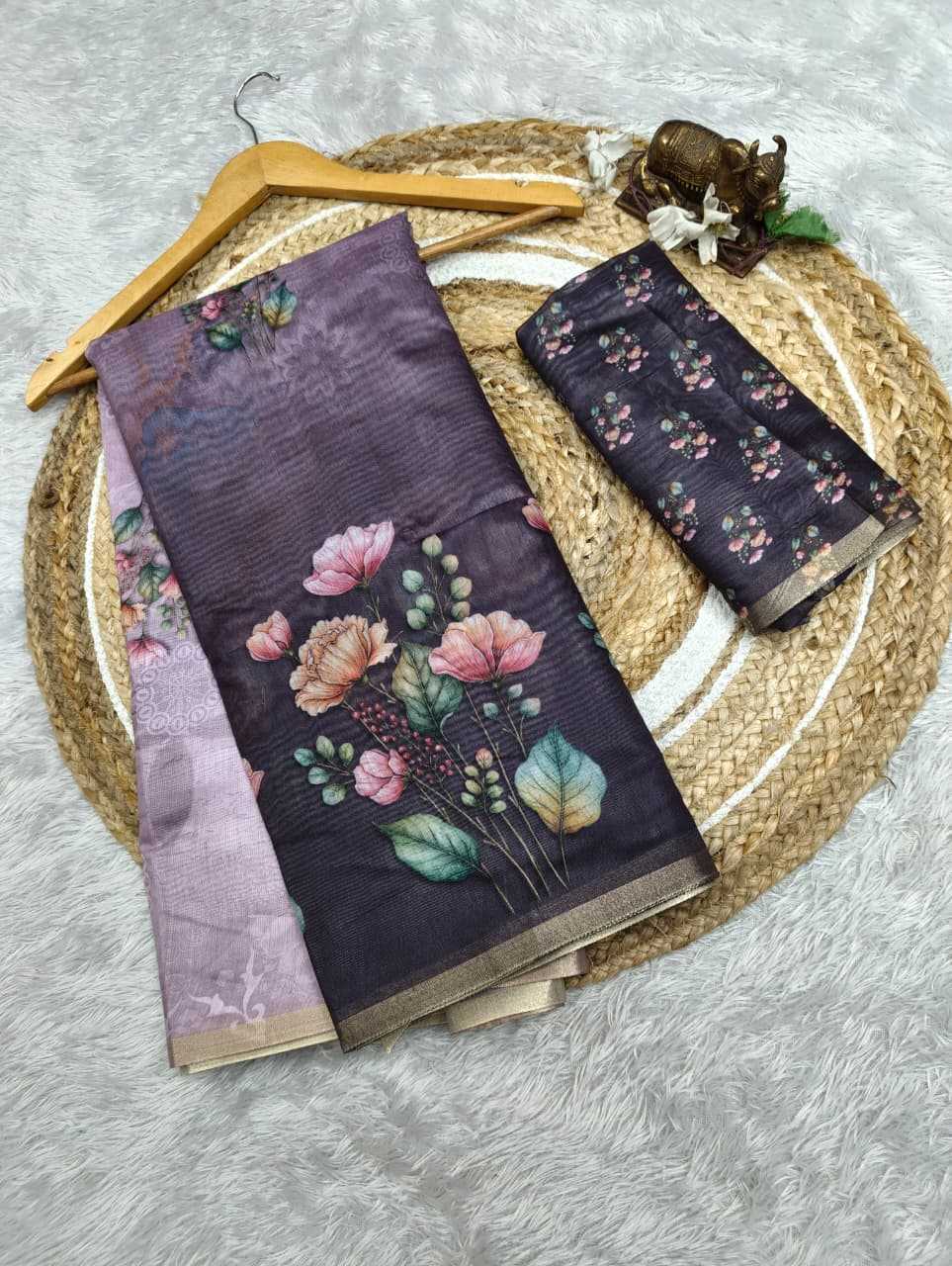 Chanderi Soft Printed Saree