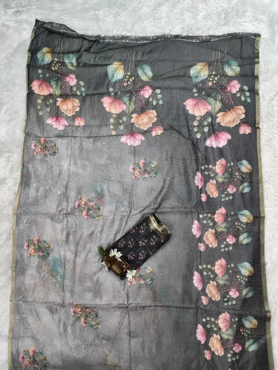 Chanderi Soft Printed Saree