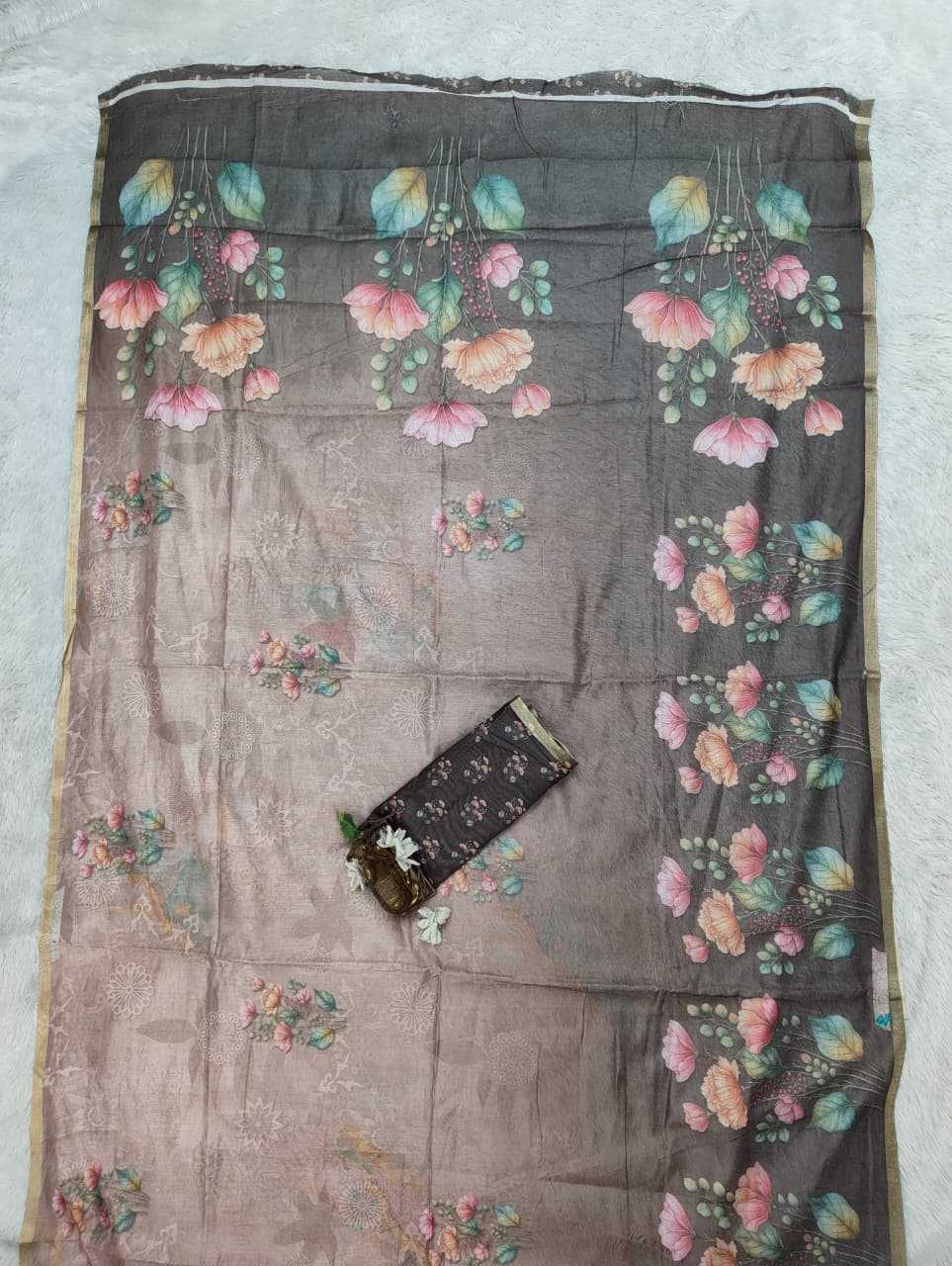 Chanderi Soft Printed Saree