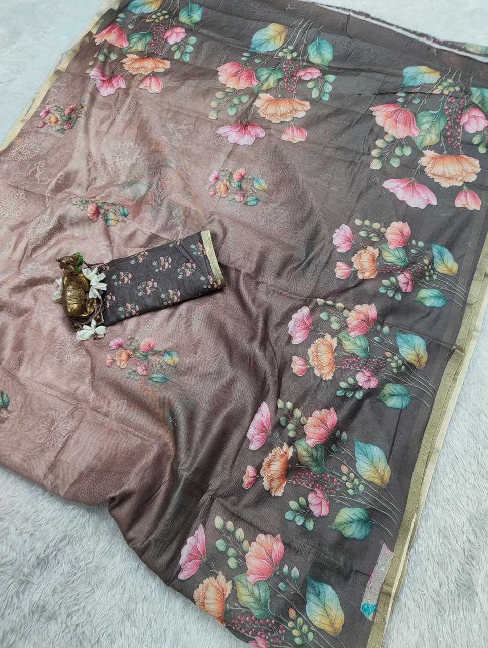 Chanderi Soft Printed Saree